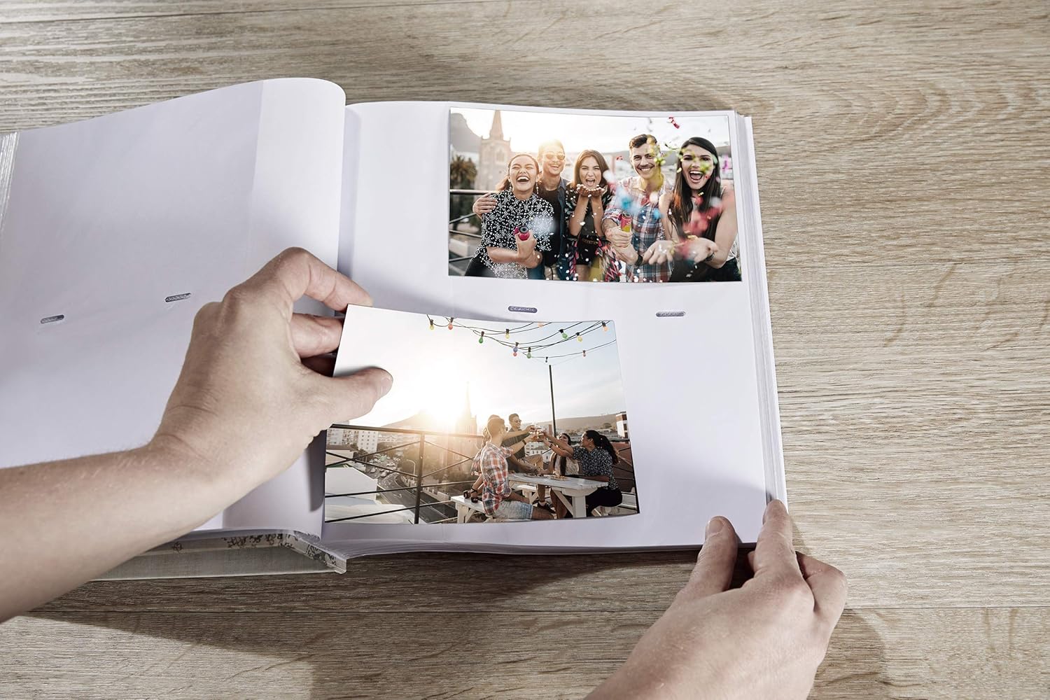 Thumbnail 2 de Walther Design Album photo Rose Saumon mémo slip pour 200 photos 9 x 13 cm (ME-485-R)