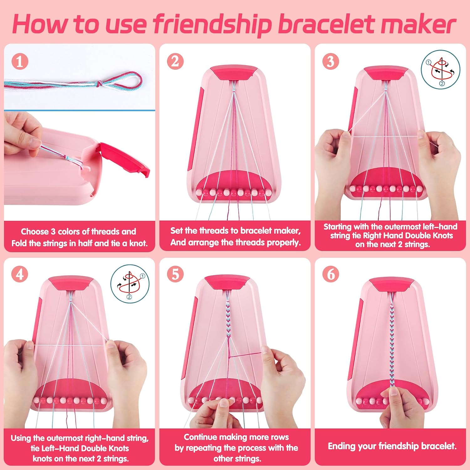 Detalle de Friendship bracelet making kit for kids