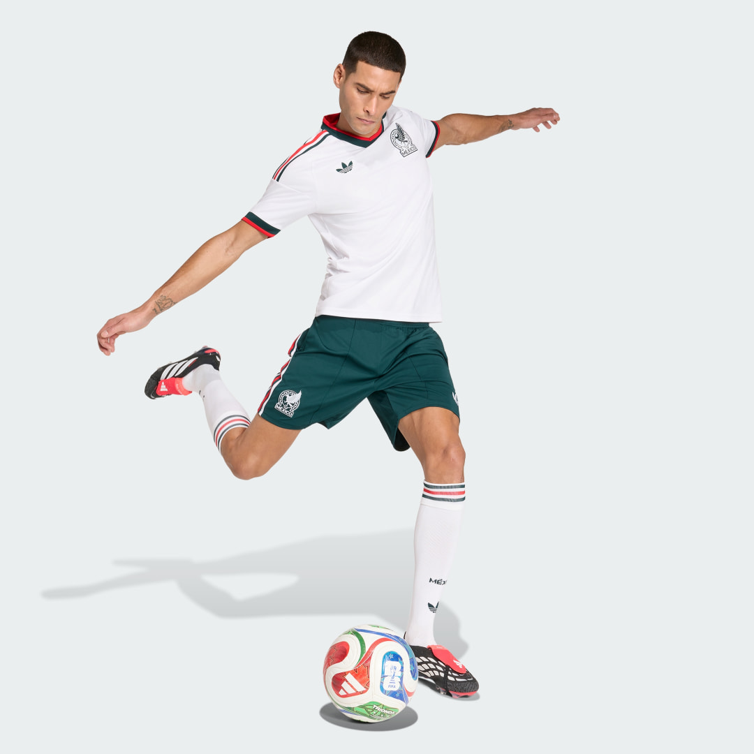 Detalle de Adidas Pantalón corto segunda equipación México 26 – color verde