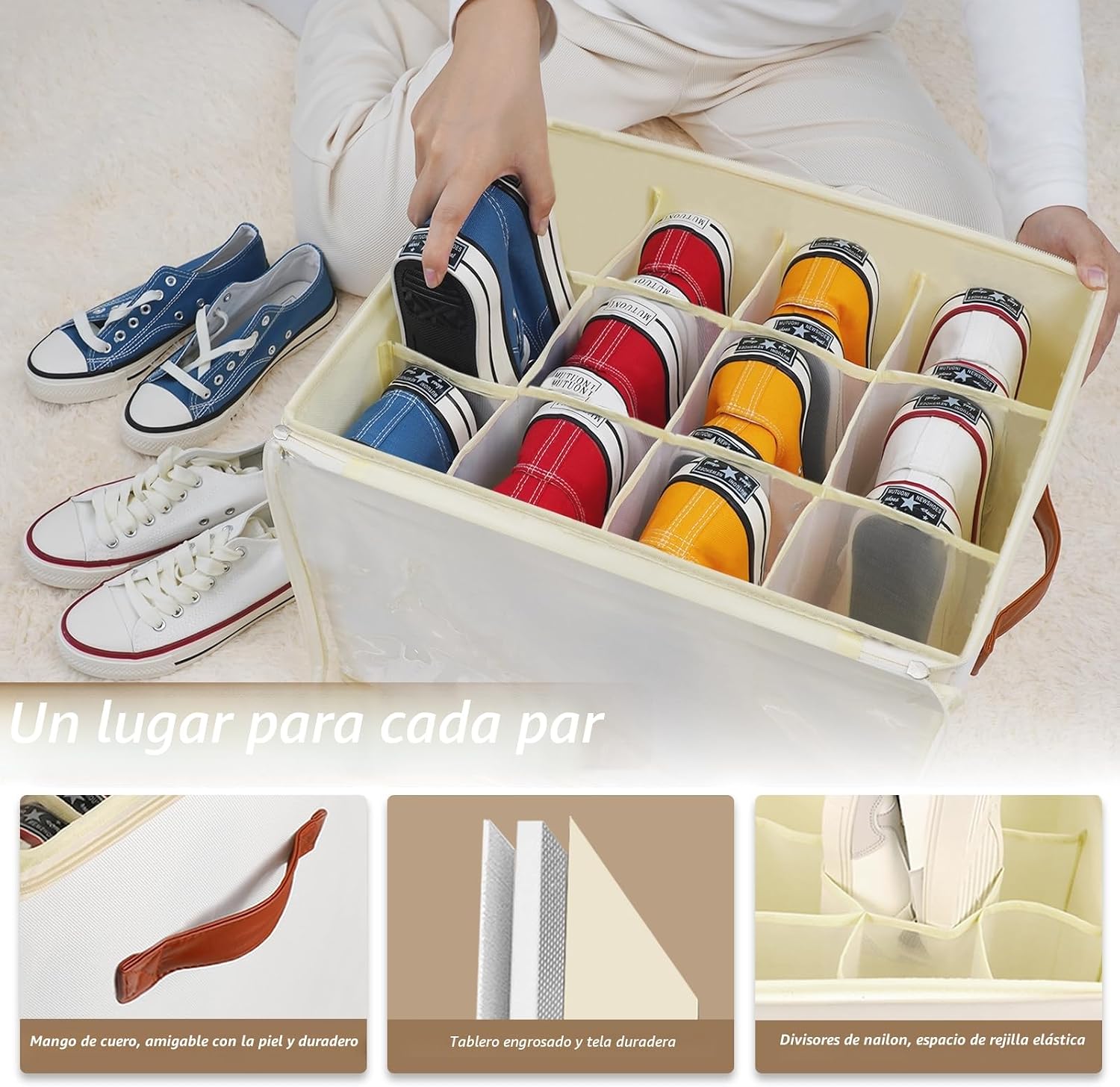 Thumbnail 2 de Patinao caja zapatos 43x32x31 cm organizador