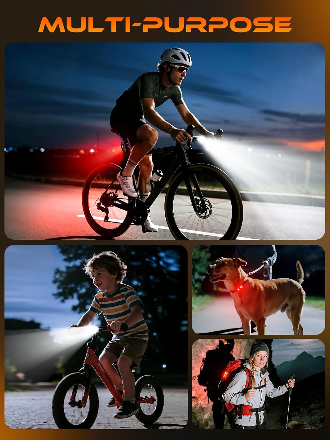 Thumbnail 6 de ISEYOU 30mm Slim Bike Lights Front and Back