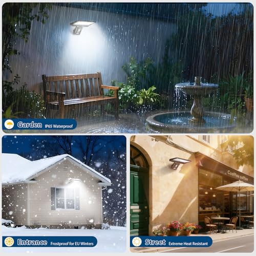 Thumbnail 3 de Lámpara Solar Exterior JESLED 104 LED con Sensor de Movimiento y Mando a Distancia (Pack 2) – 6000K, IP65
