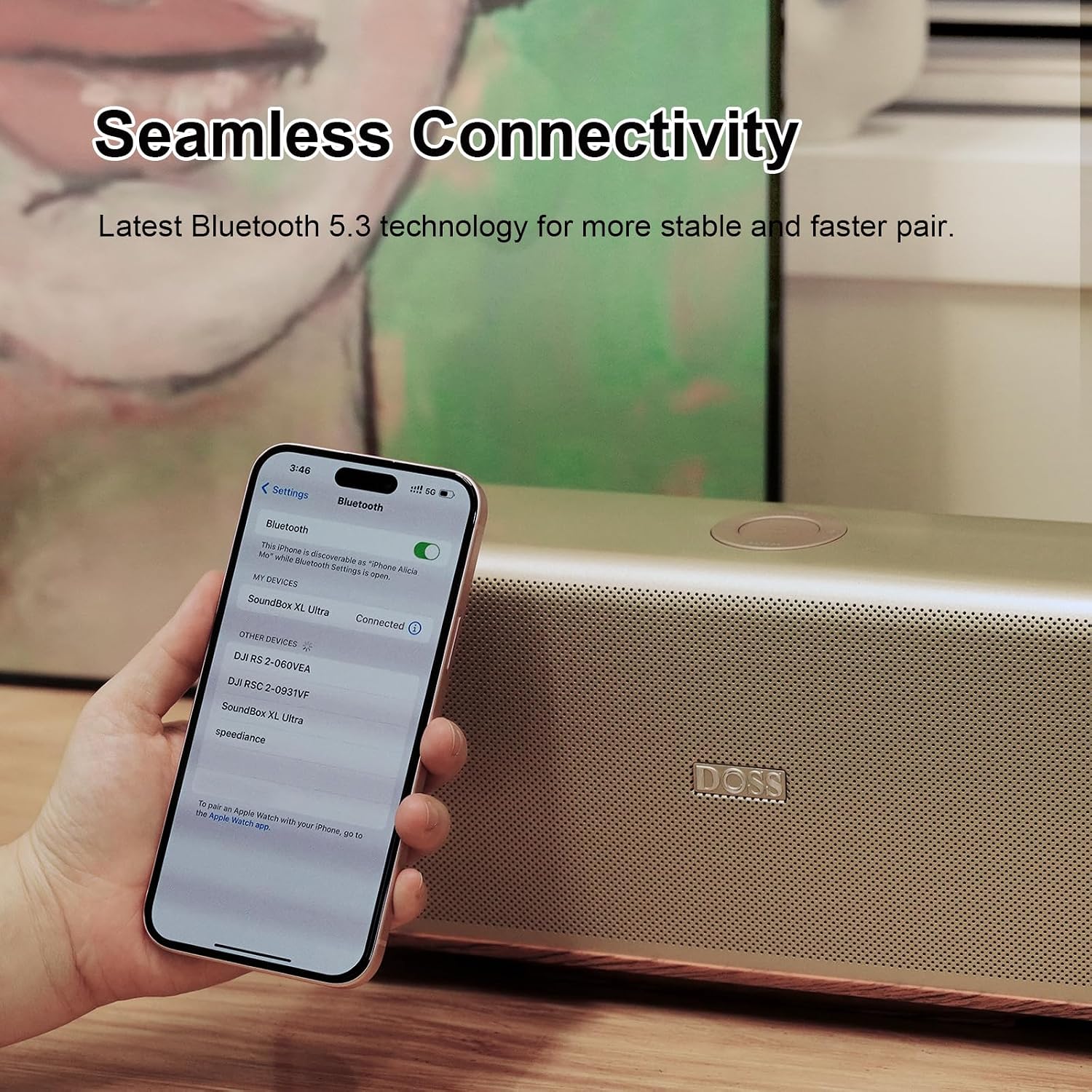 Thumbnail 6 de DOSS SoundBox Ultra Bluetooth Speaker with 2.1 Channel Audio (80W)