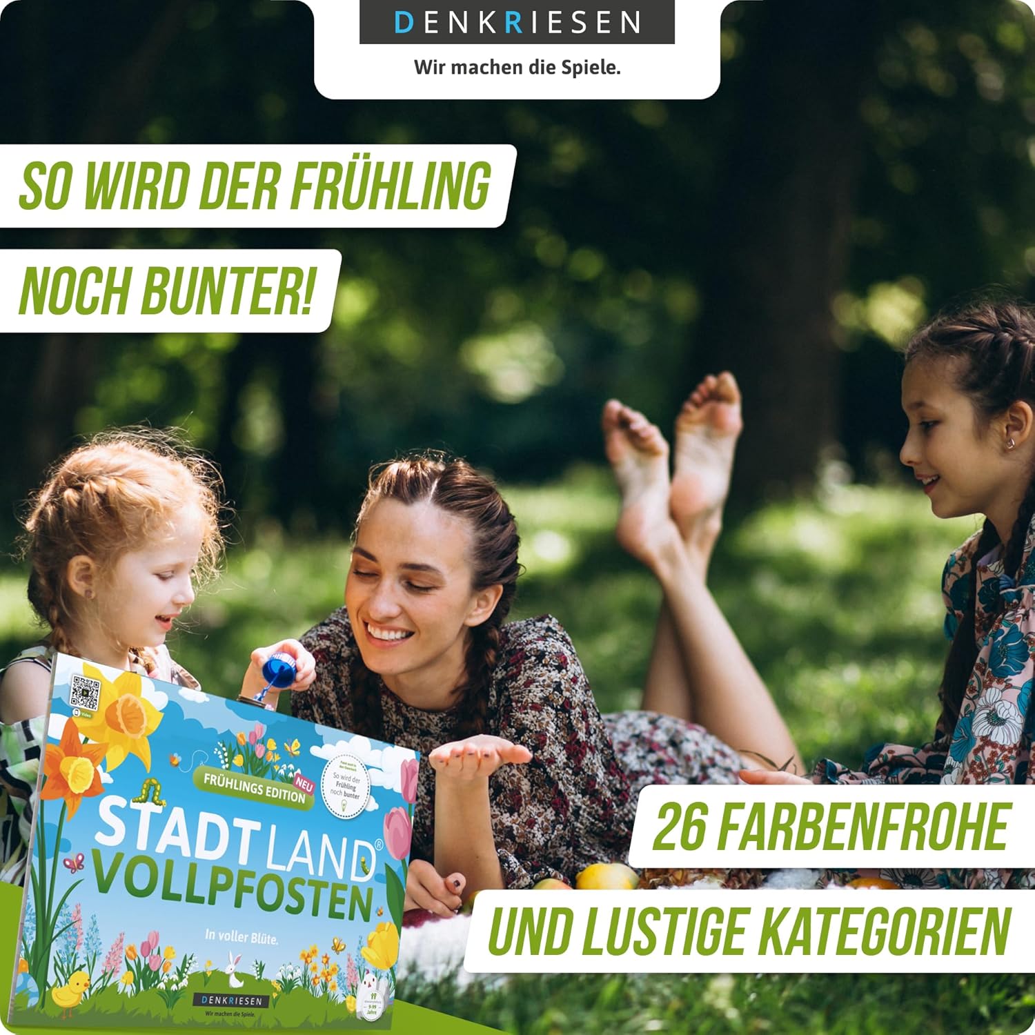 Detalle 2 de Stadt Land VOLLPFOSTEN Frühlings Edition DIN A4 Spielblock