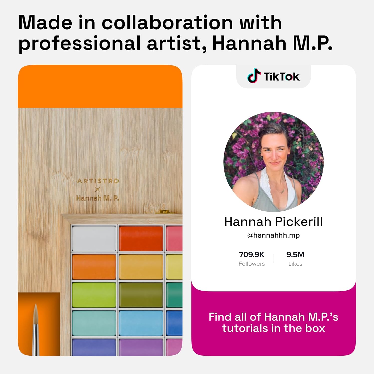 Thumbnail 1 de ARTISTRO x HANNAH M.P Professional Watercolor Set 24 🎨