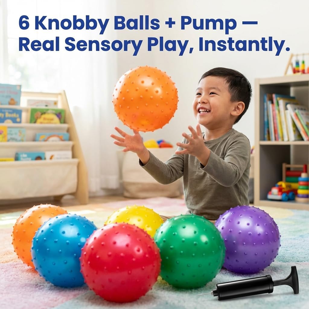 Detalle 2 de Bedwina Knobby Balls 7 Inch Sensory Balls