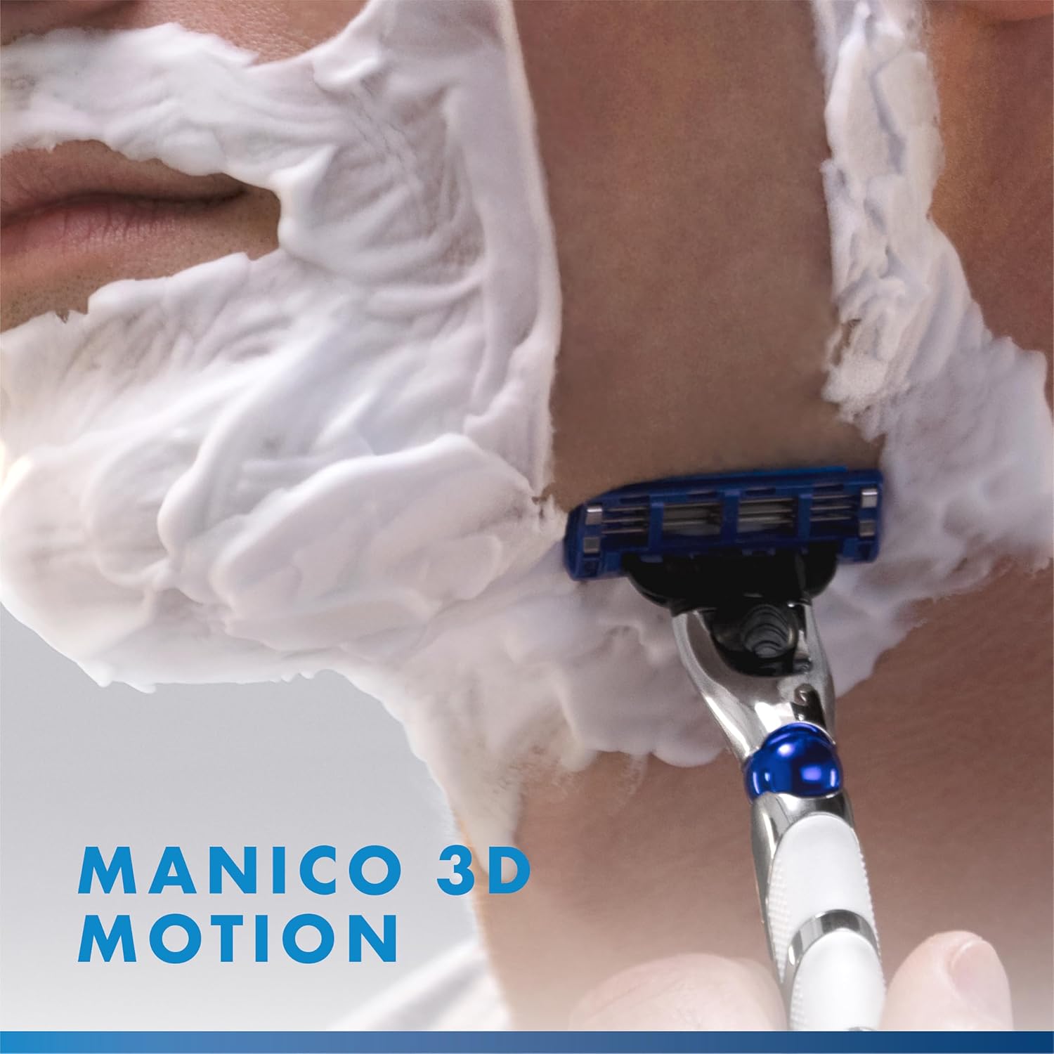 Detalle de Gillette Mach3 Turbo Rasoio Da Uomo con 2 Regole di Lamette: Prestazioni Fluide e Affidabili
