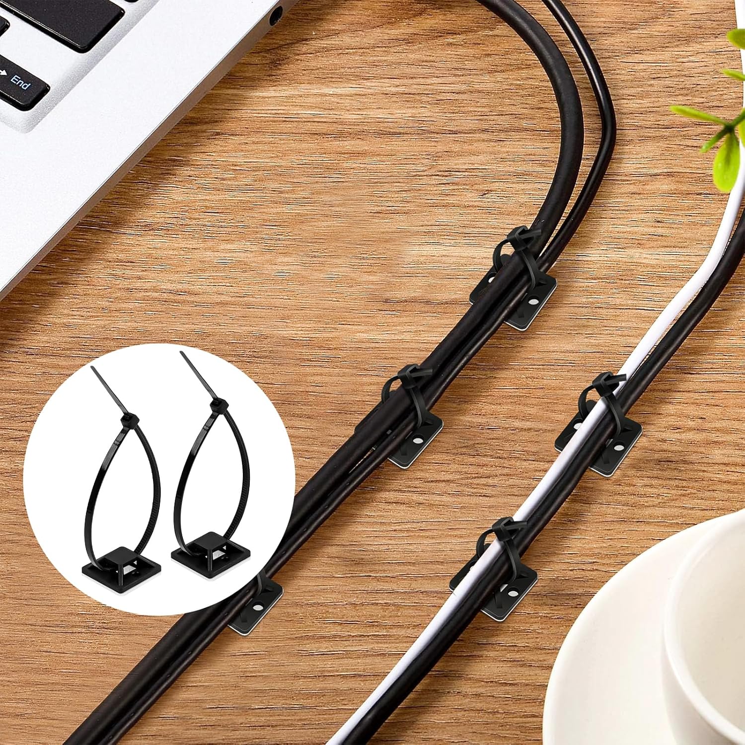 Thumbnail 4 de JatilEr cable tie mounts pack 200