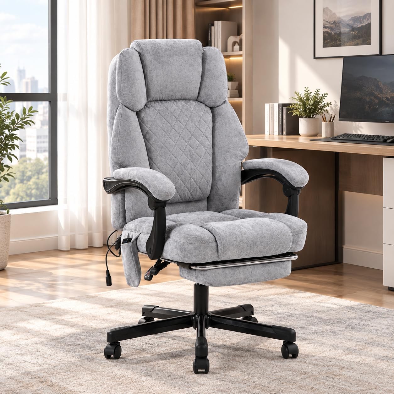 Detalle de Zuacs Massage Office Chair, 400 lb