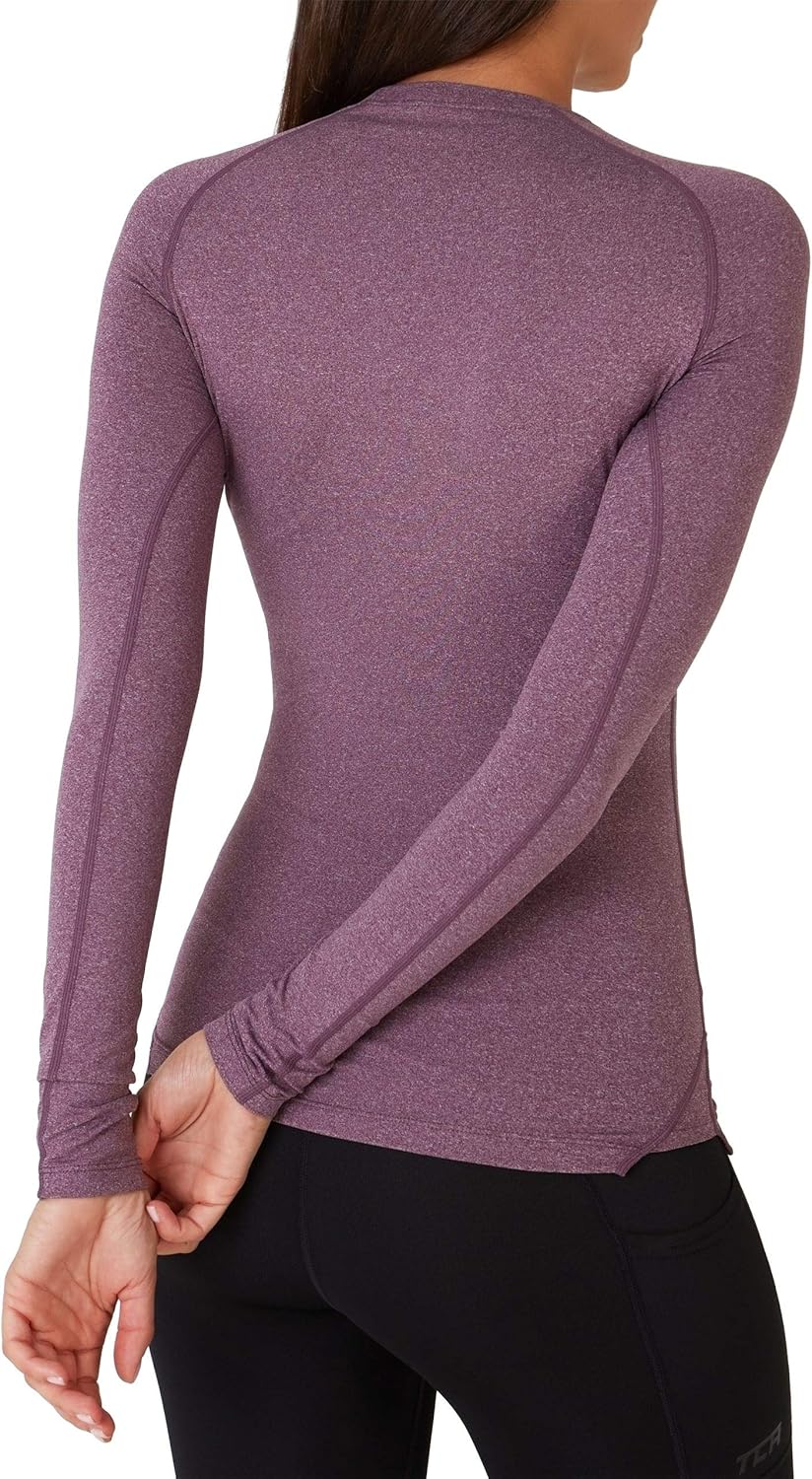 Detalle 2 de TCA SuperThermal Maglia Termica Donna a Manica Lunga: Calore e Prestazioni per l’Inverno Attivo