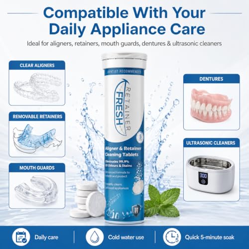 Thumbnail 3 de Retainer Fresh Retainer Cleaner Tablets – 30 Tablets