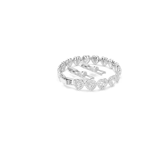 Thumbnail 5 de Swarovski x Ariana Grande Pulsera con círculo de cristales en forma de corazón (baño de rodio) – Blanca