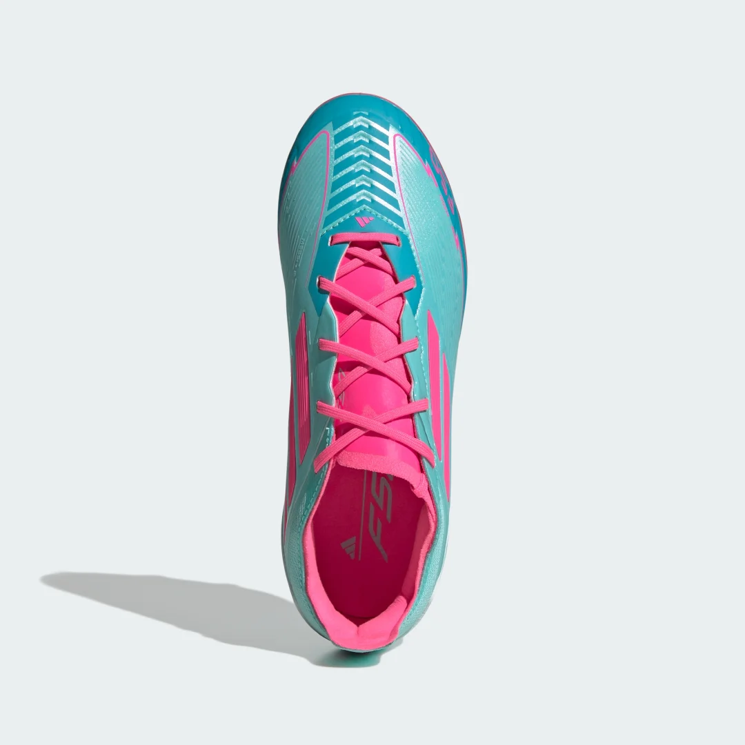 Detalle de Bota de fútbol F50 Elite Messi para césped natural seco (Adolescentes) – Adidas