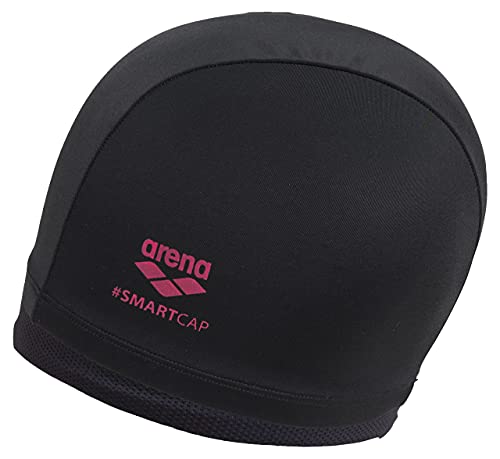 Detalle de ARENA Cuffia Nero 004401-100-NS, Taglia Unica – morbida, per nuotatrici fitness
