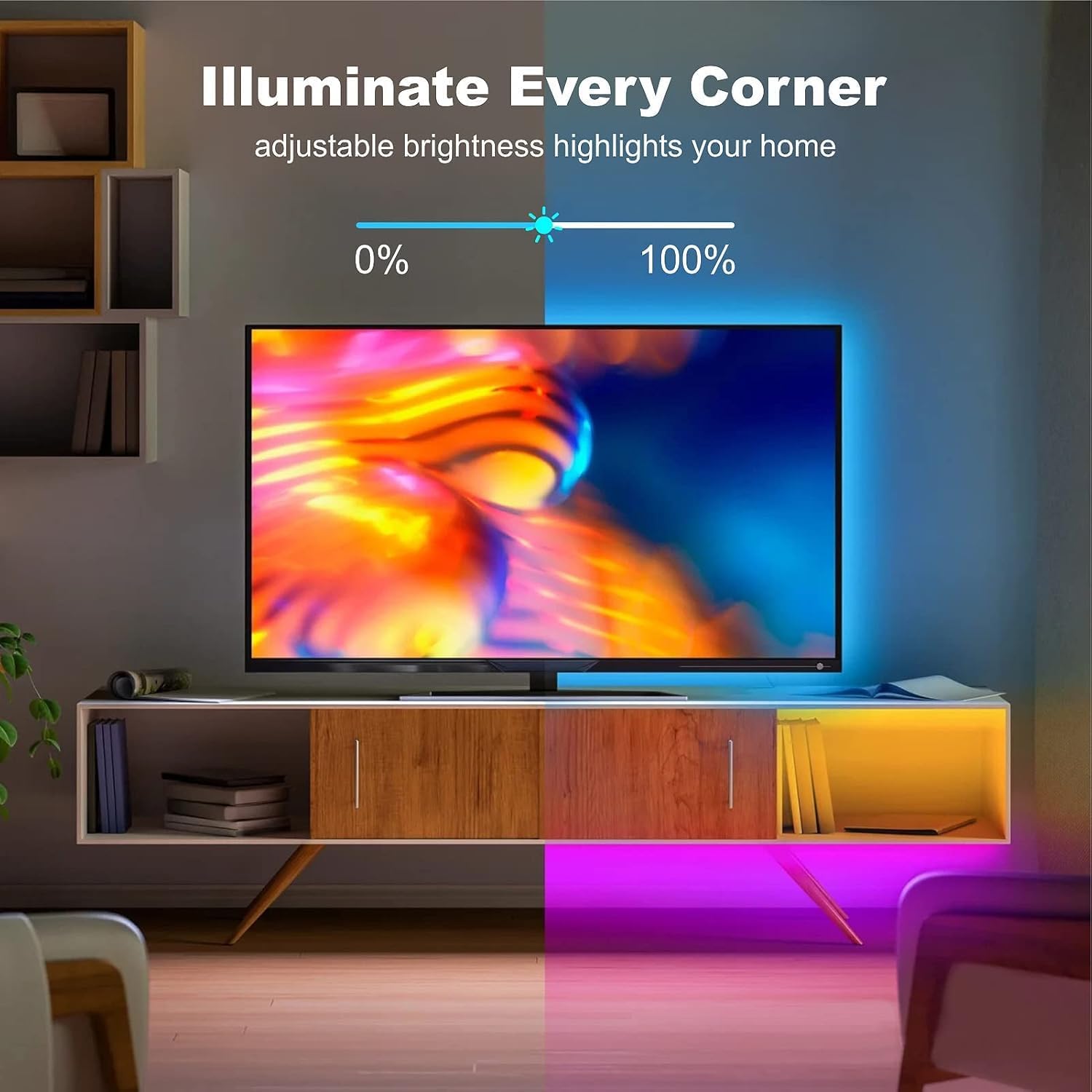 Thumbnail 6 de SINWE 30M LED Strip Lights with Music Sync, 44-Key Remote and App Control