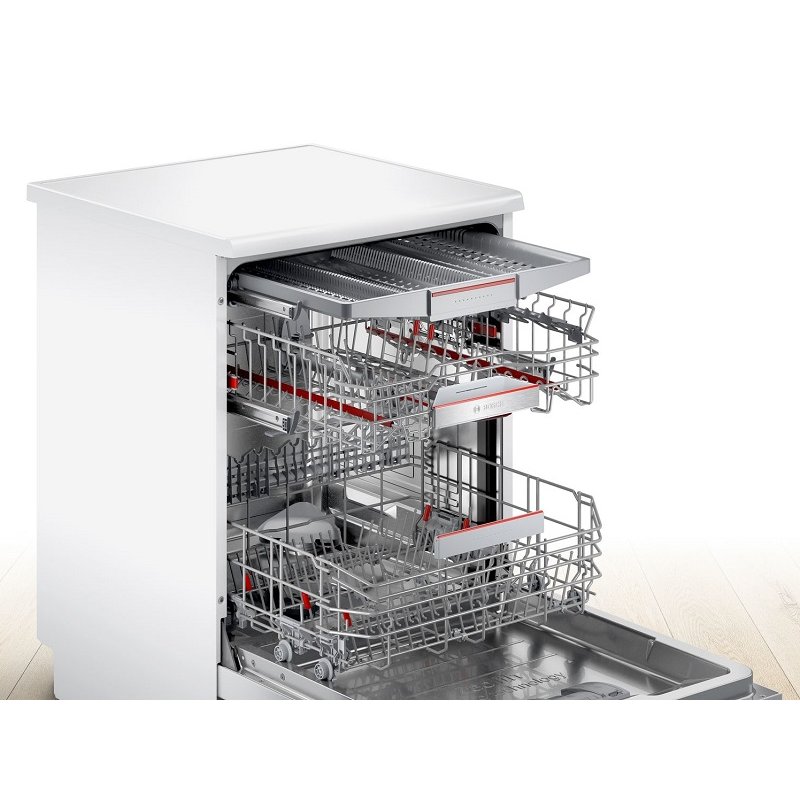 Detalle 2 de Bosch SMS6ZCW42E: Lavavajillas 14 cubiertos Blanco con PerfectDry y ActiveWater