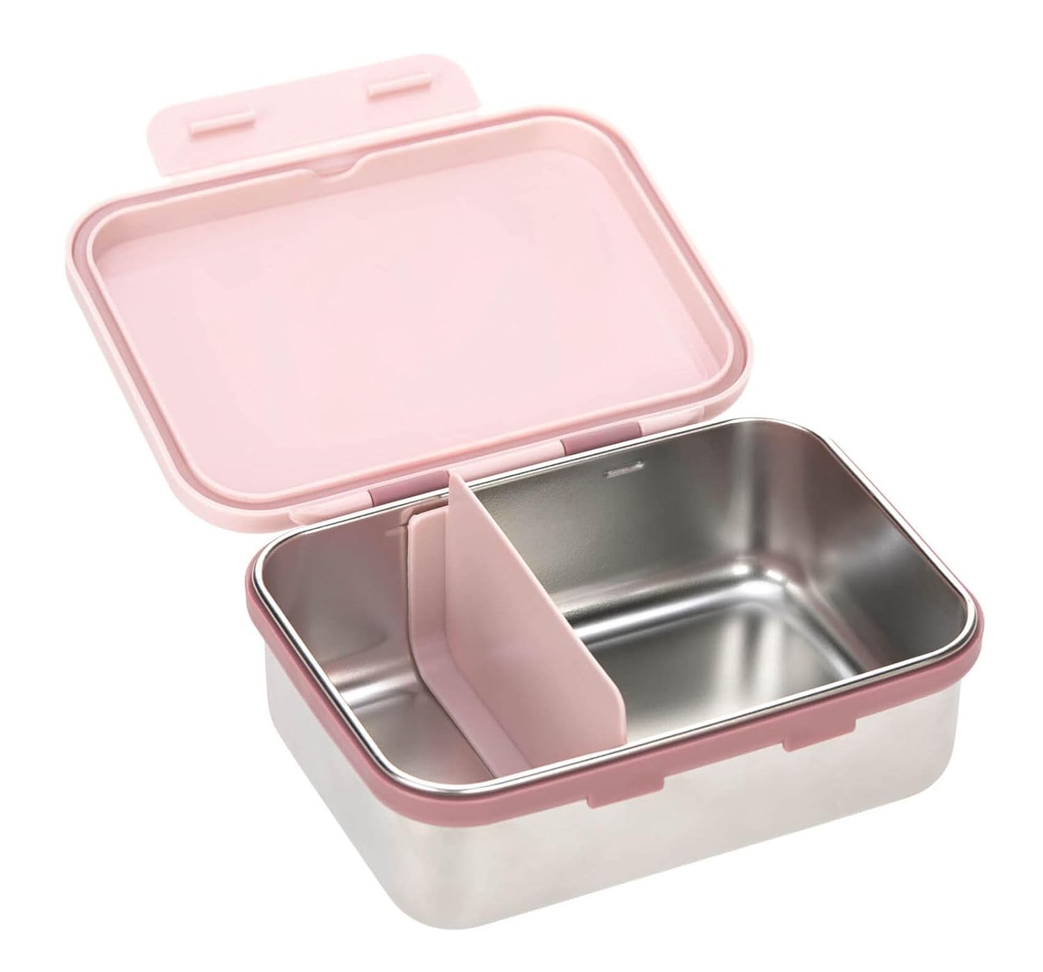 Detalle de LÄSSIG Edelstahl-Brotdose Adventure: Lunchbox für Kindergarten, Schule und Alltag