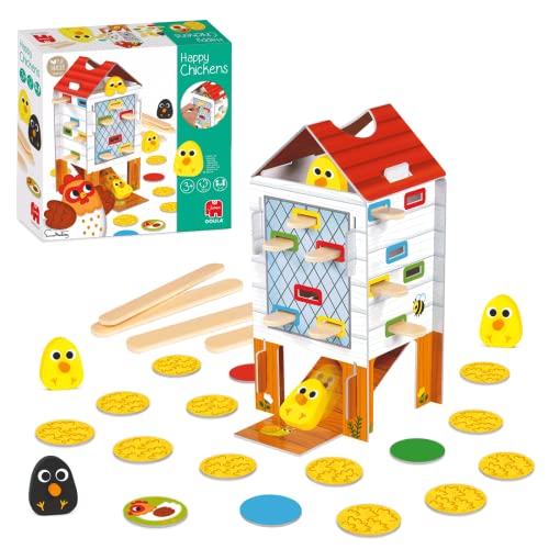 Detalle de Goula Happy Chickens: juego de mesa educativo para preescolar, 3+ años