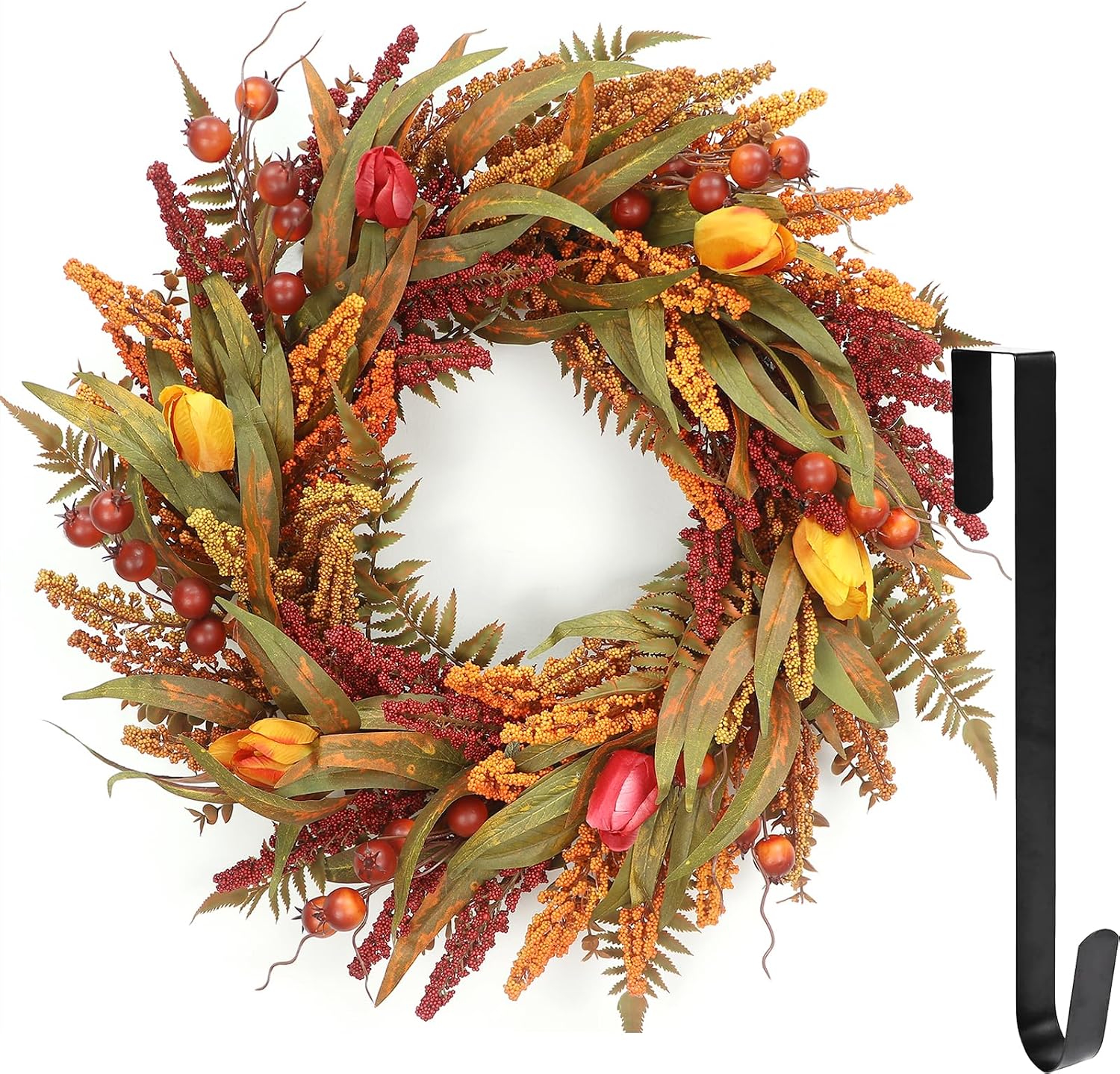 Thumbnail 6 de Fall Wreath, 24-Inch