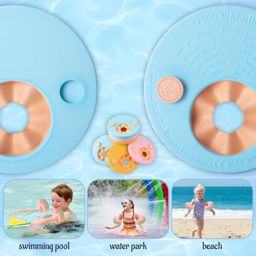 Detalle 2 de Manguitos Flotantes Amazluck: flotación ajustable en espuma para aprender a nadar (3–6 años)
