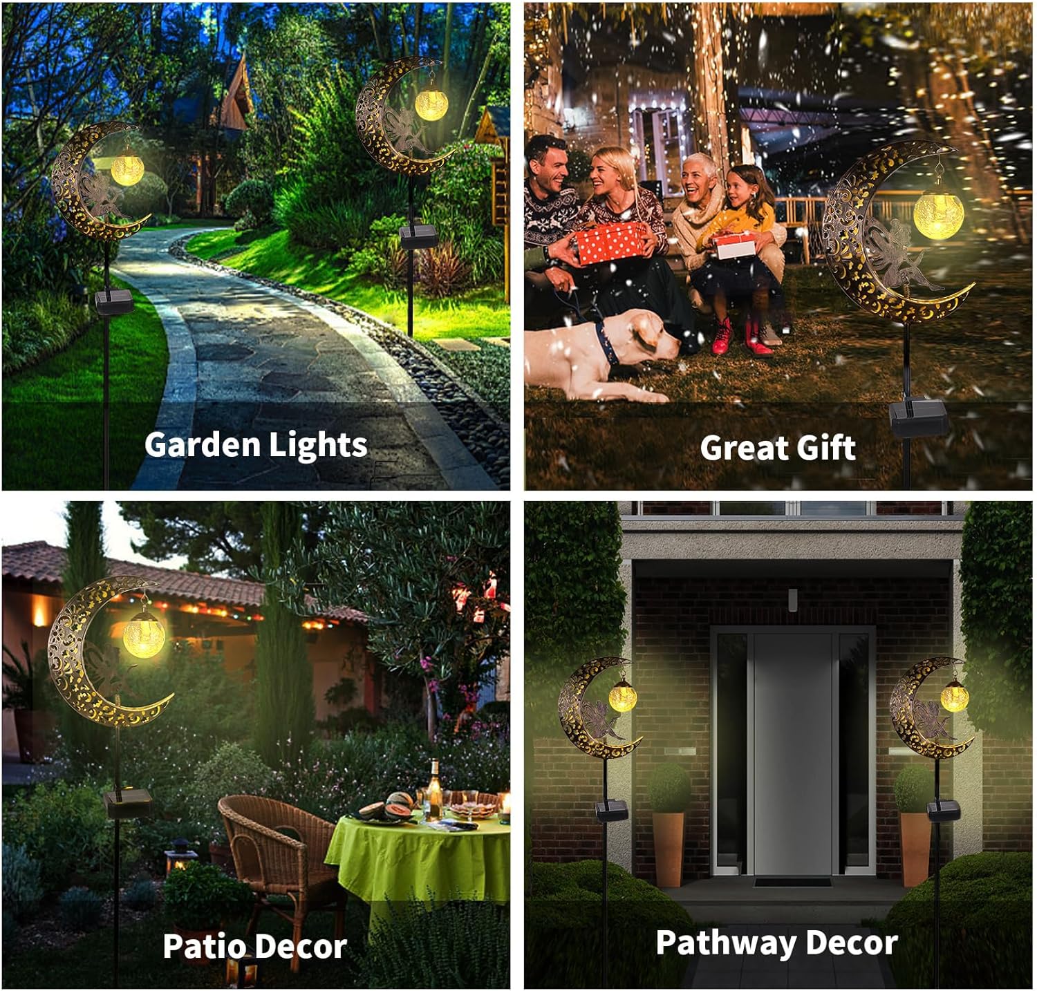 Thumbnail 6 de AcaJoe Solar Fairy Moon Garden Light 8h