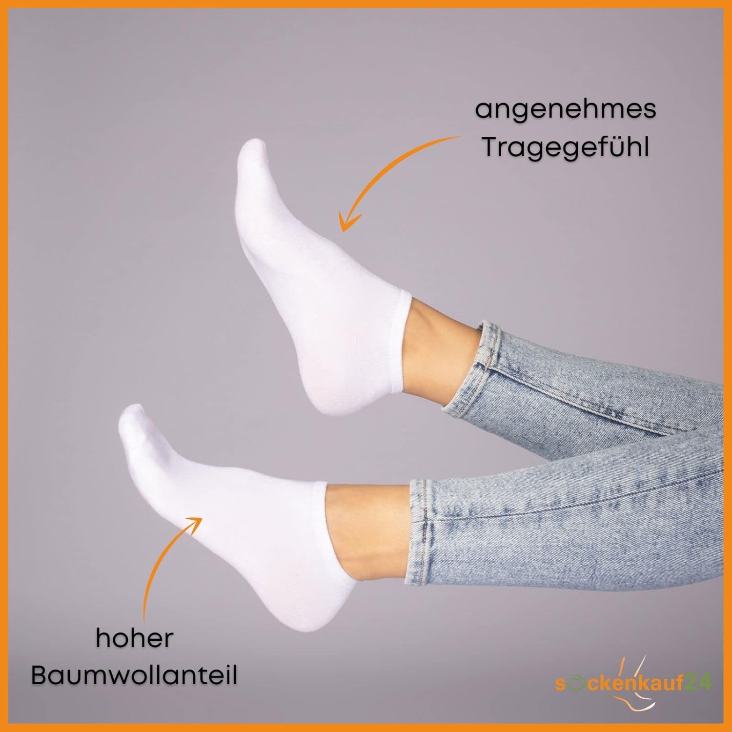 Thumbnail 1 de 10 | 20 | 30 Paar Sneaker Socken Herren Damen – Schwarz, Weiß, Grau, Baumwolle