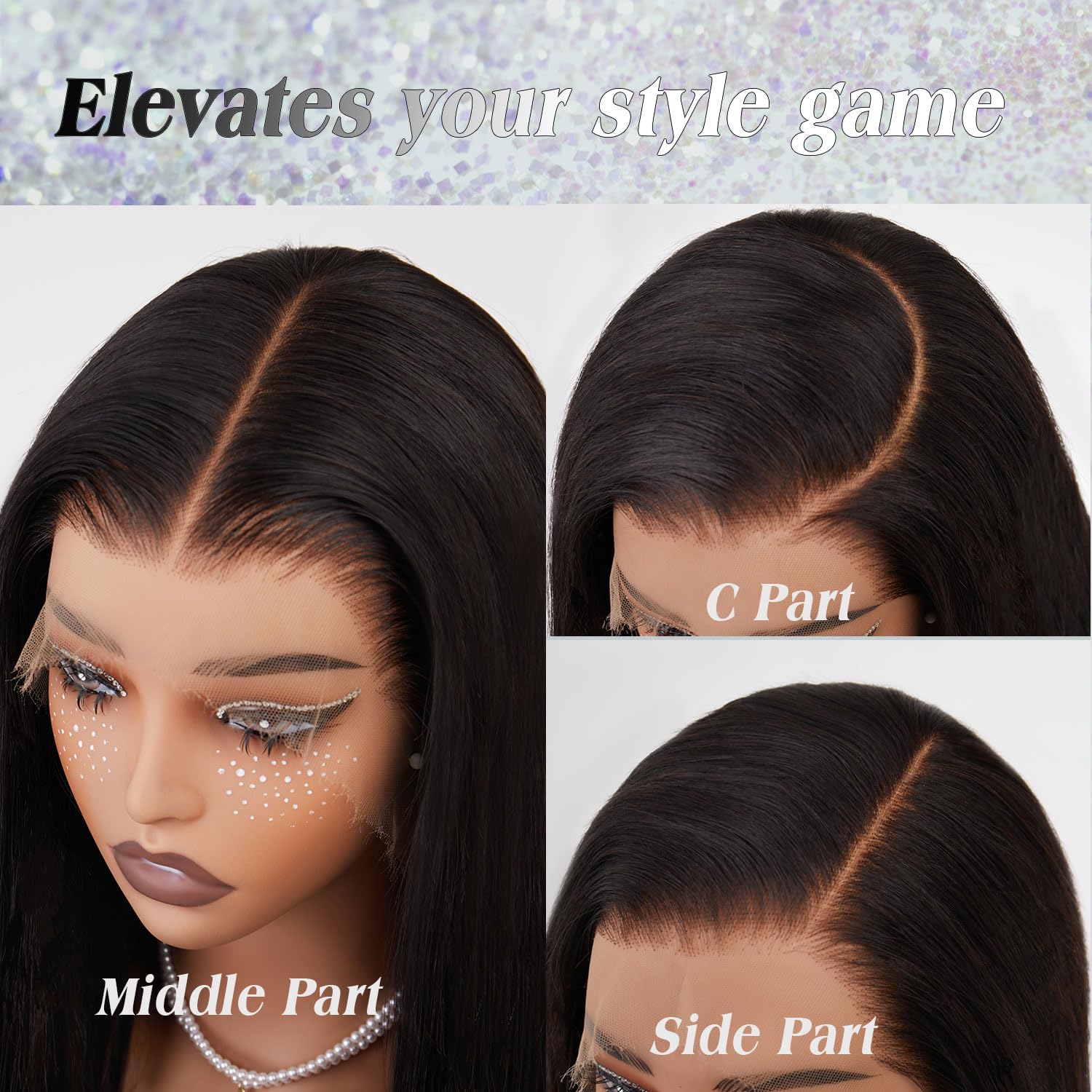 Thumbnail 4 de NESMON SKINLIKE HD Lace Wig 13x6 Full Frontal | 200% Density, 0.10mm Invisible Lace