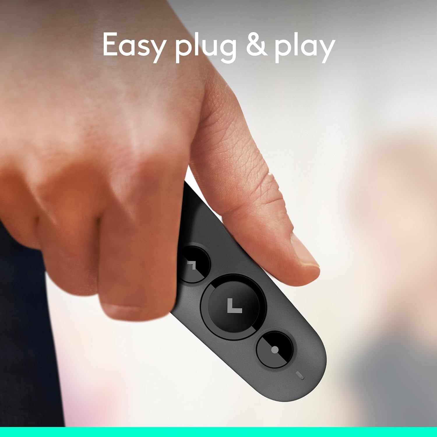 Detalle de Logitech R500s Laser Class 1 Presenter: Reliable wireless control for confident presenting