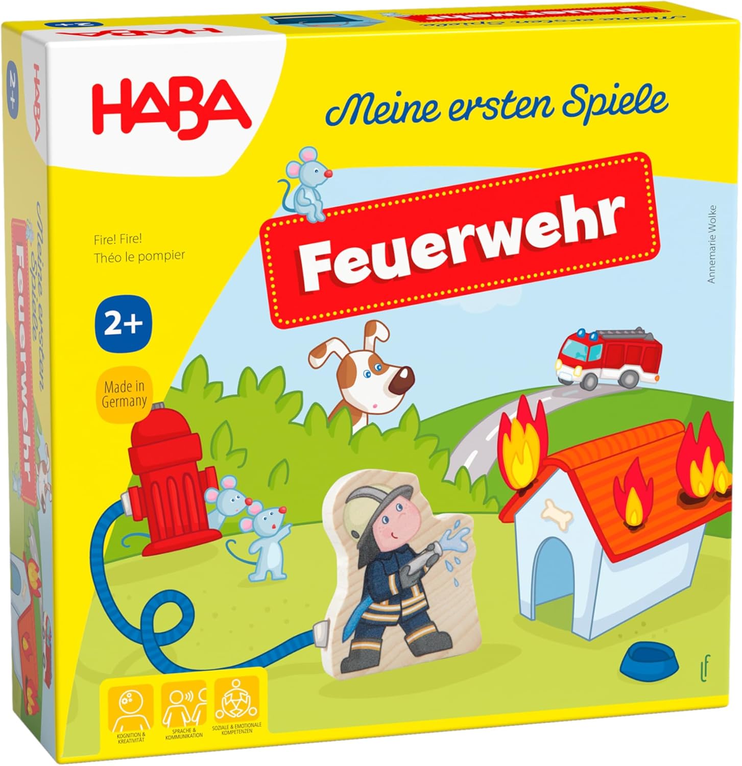Detalle de HABA Feuerwehr Spiel ab 2 Jahren