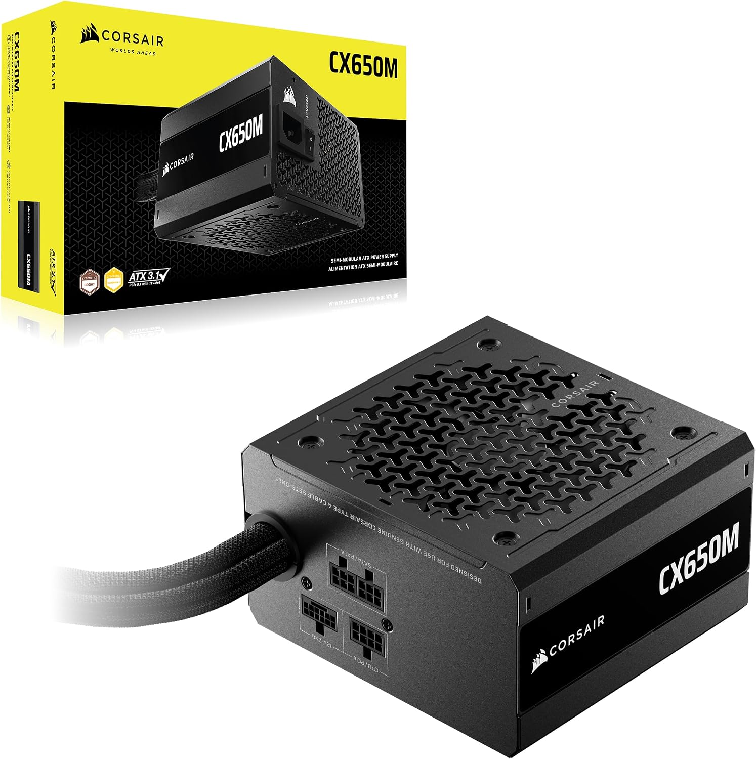 Thumbnail 6 de CORSAIR semi-modular power supply 650W
