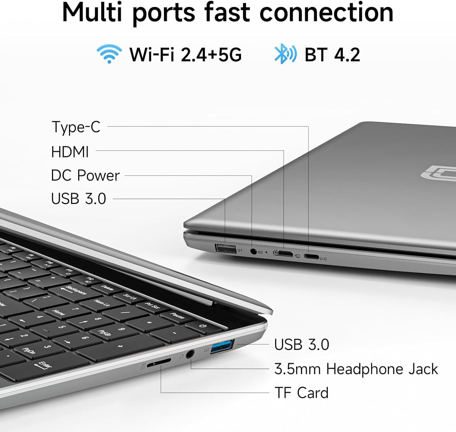 Thumbnail 6 de Jumper 15.6-inch Laptop with Office 365 — 4GB RAM, 128GB Storage, 1080p Display