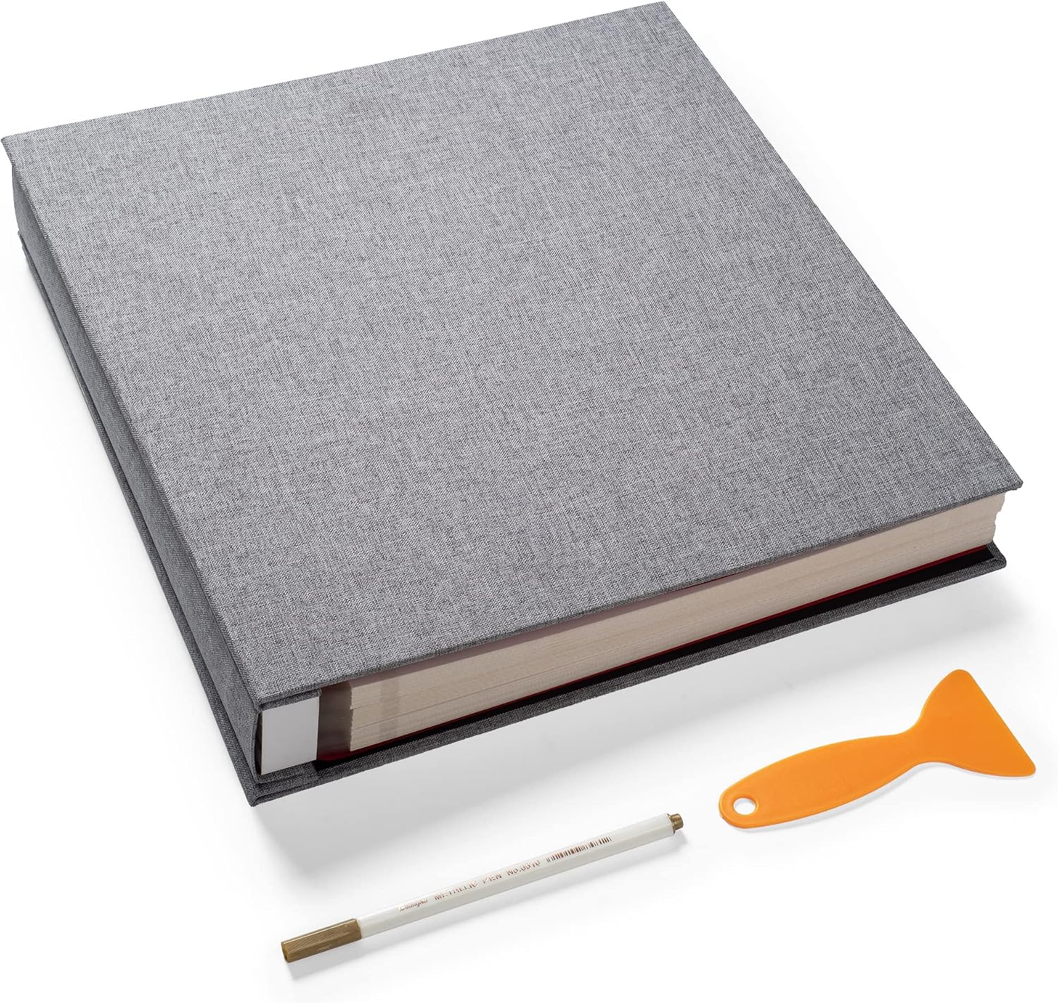 Thumbnail 6 de HoneyTolly XC-Gray Self-Adhesive Photo Album, Linen Cover, 40 Pages