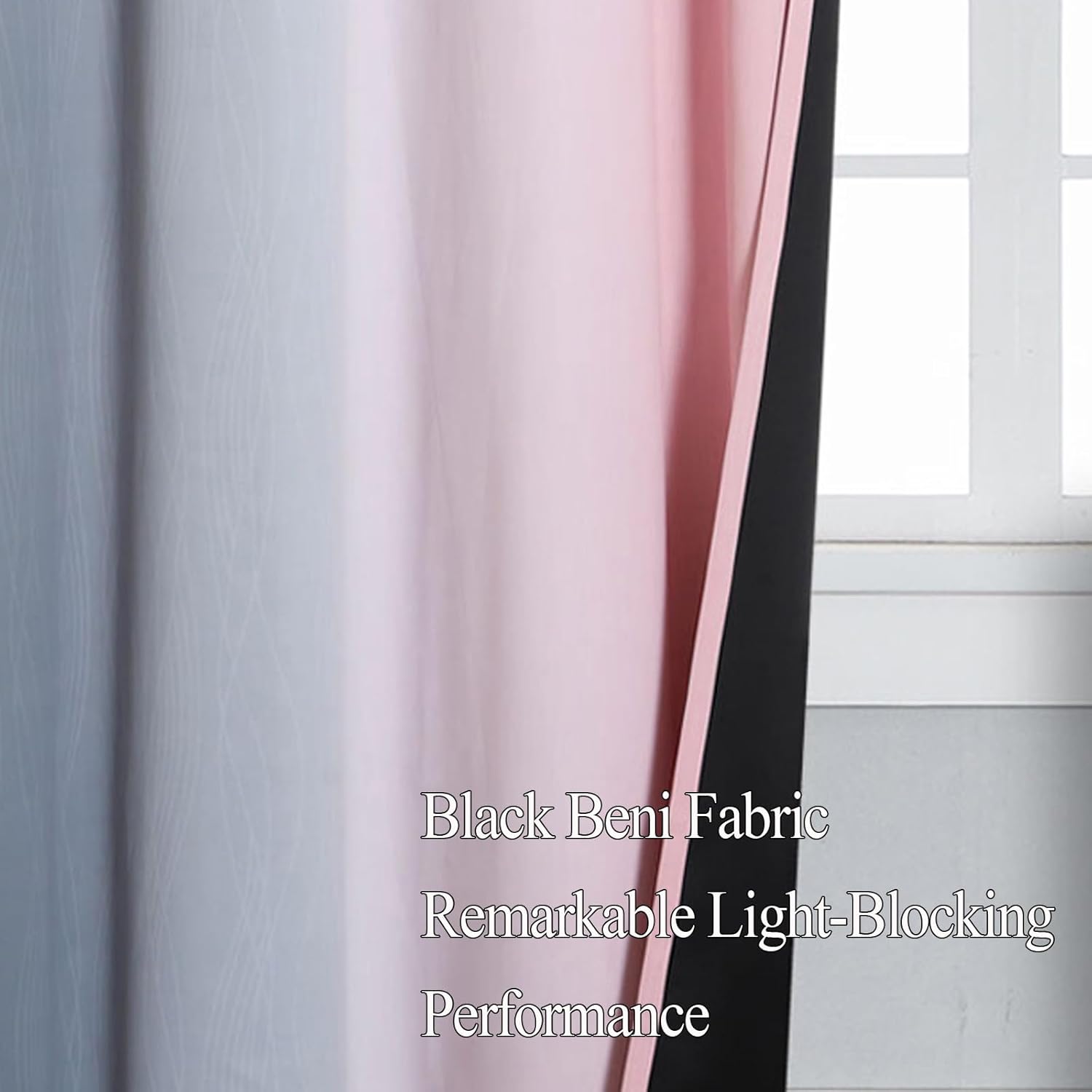 Thumbnail 4 de VEHEDE ombre blackout curtains W52 x L54
