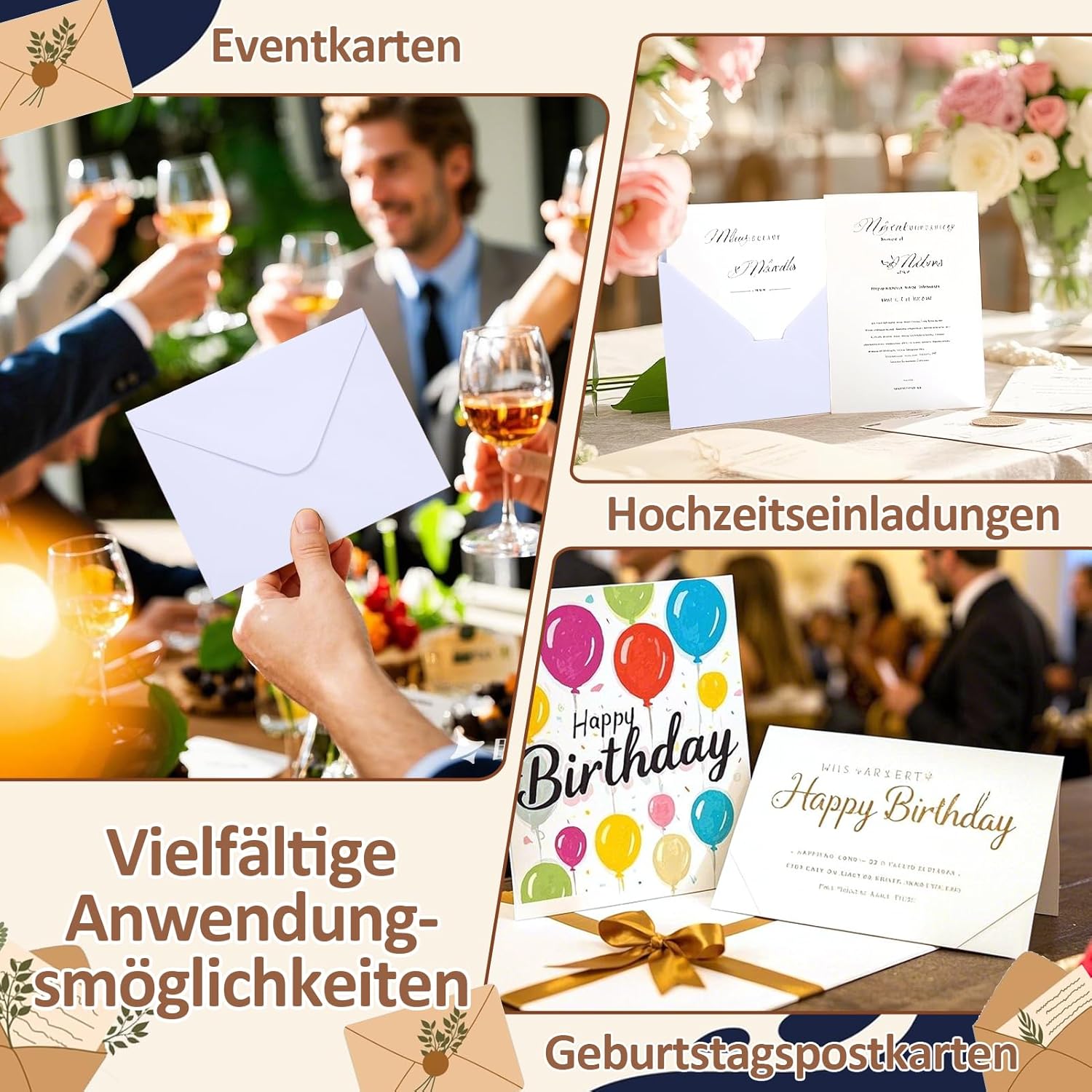 Thumbnail 6 de Siumir 50er Set Faltkarten ✉️