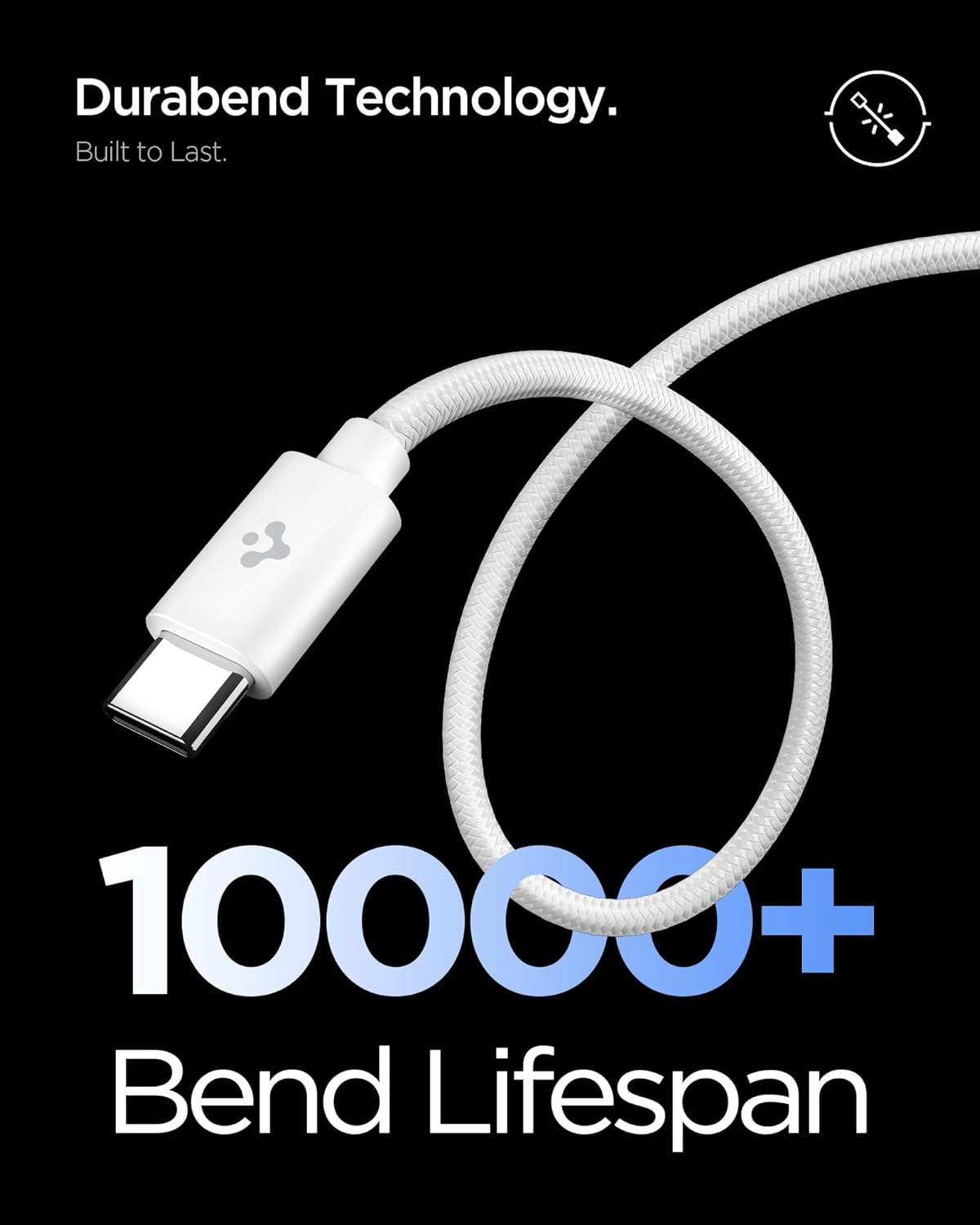 Thumbnail 4 de Spigen ArcStation Essential GaN 45W caricatore USB-C con cavo 100W E-Marker (PD 3.0, PPS) – bianco