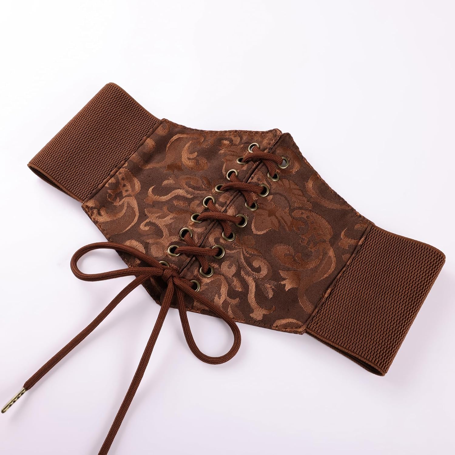 Detalle de Scarlet Darkness Corset Belt in Faux Leather