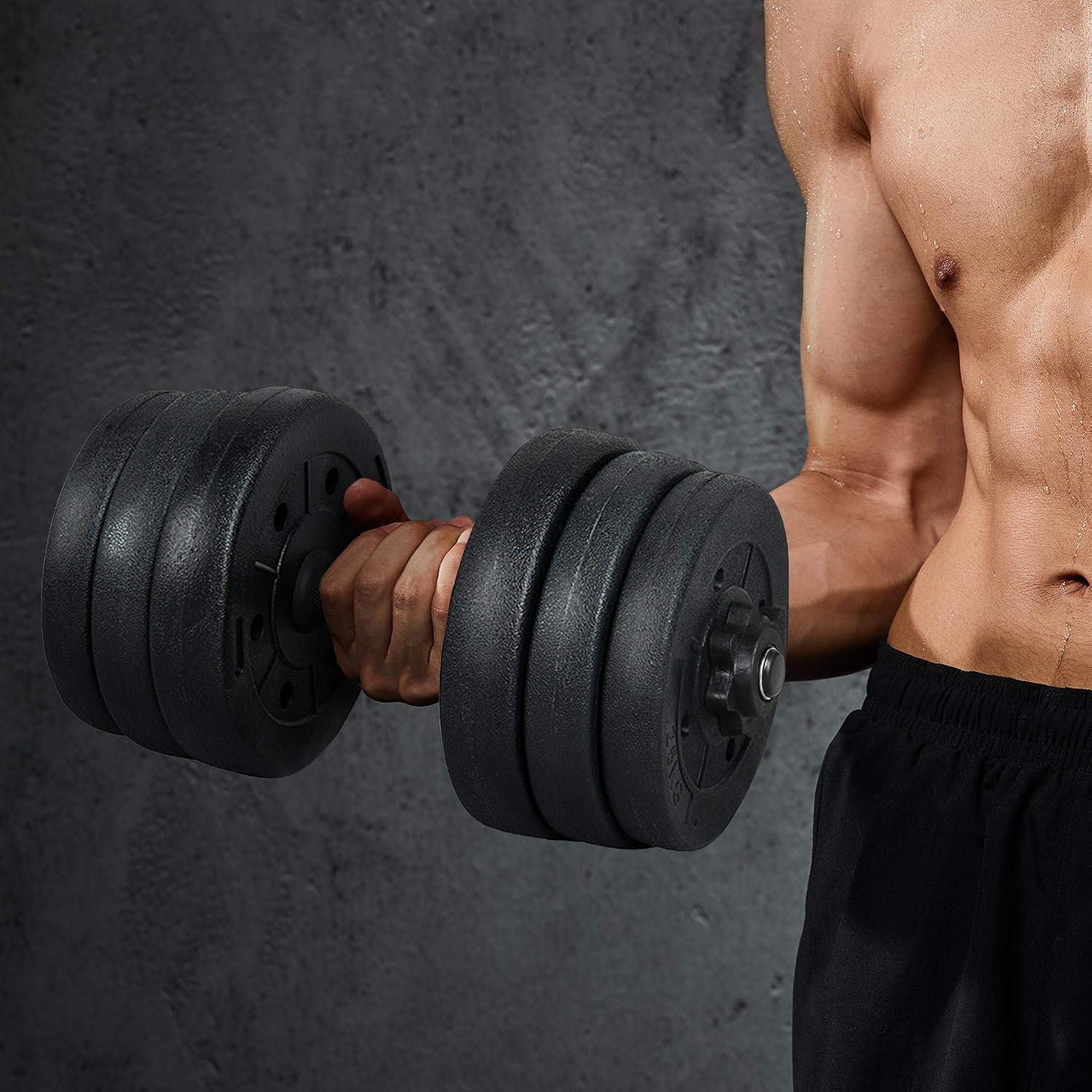 Detalle 1 de Yaheetech Manubri regolabili 2 kg 🏋