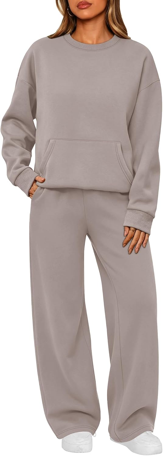 Detalle de Sampeel Women's Lounge Set with Wide-Leg Pants