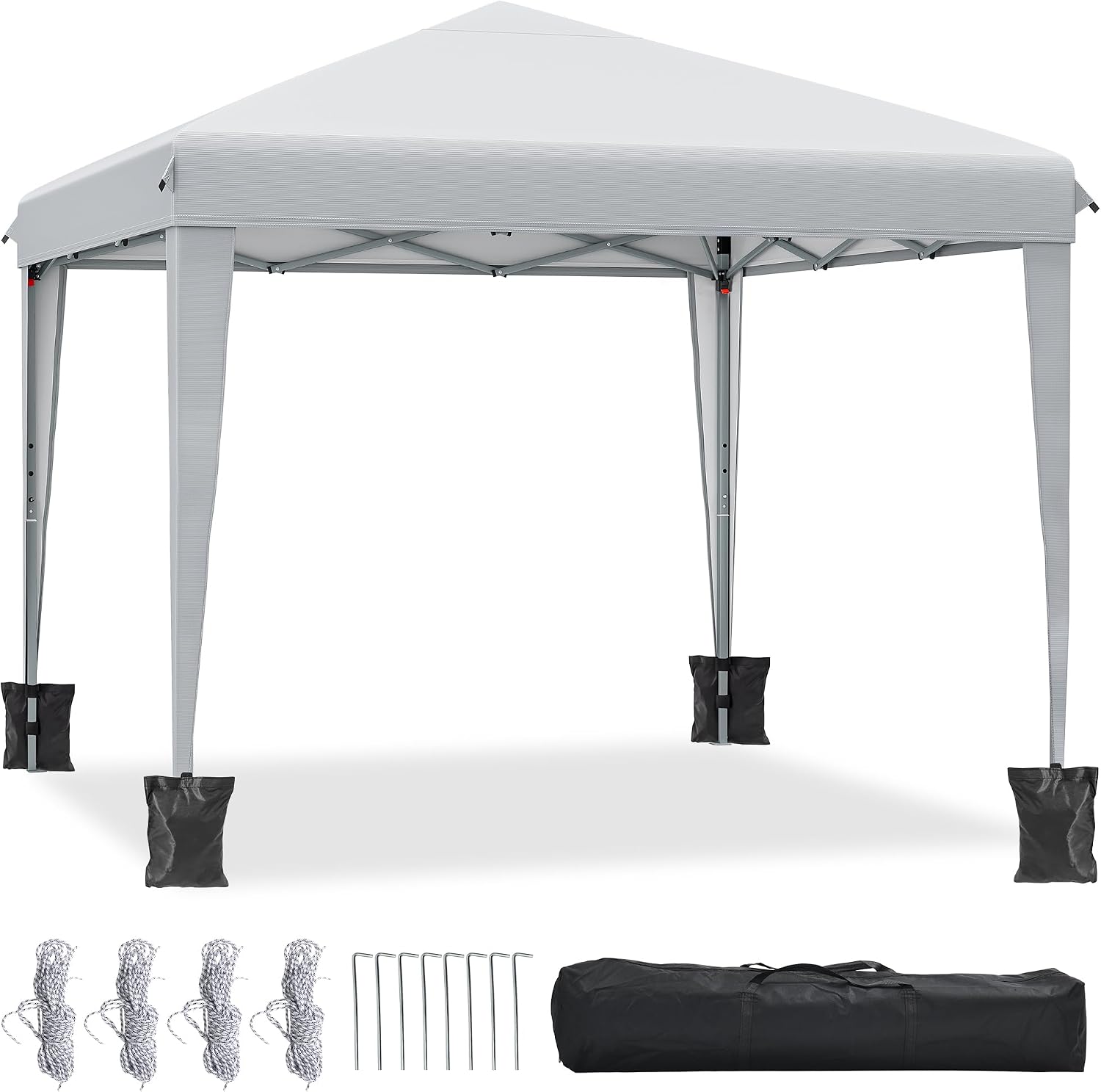 Thumbnail 6 de YITAHOME 3 x 3m Pop-Up Pavillon – wasserdicht, UV-schutz, Dunkelgrau