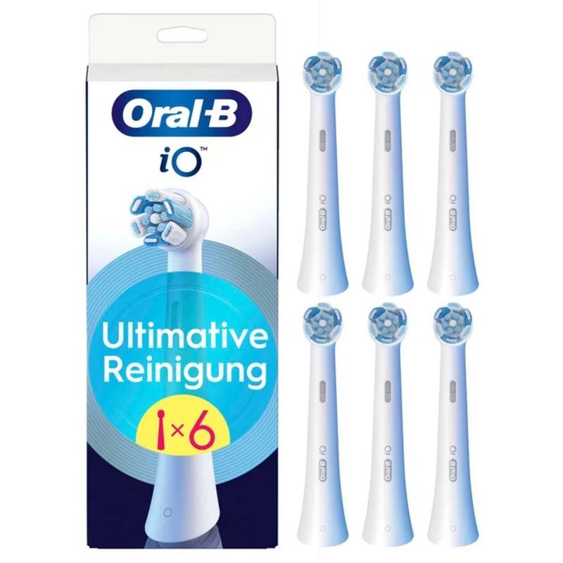Detalle 2 de Oral-B iO Ultimate Clean Pack 6 cabezales – limpieza profunda para la gama iO