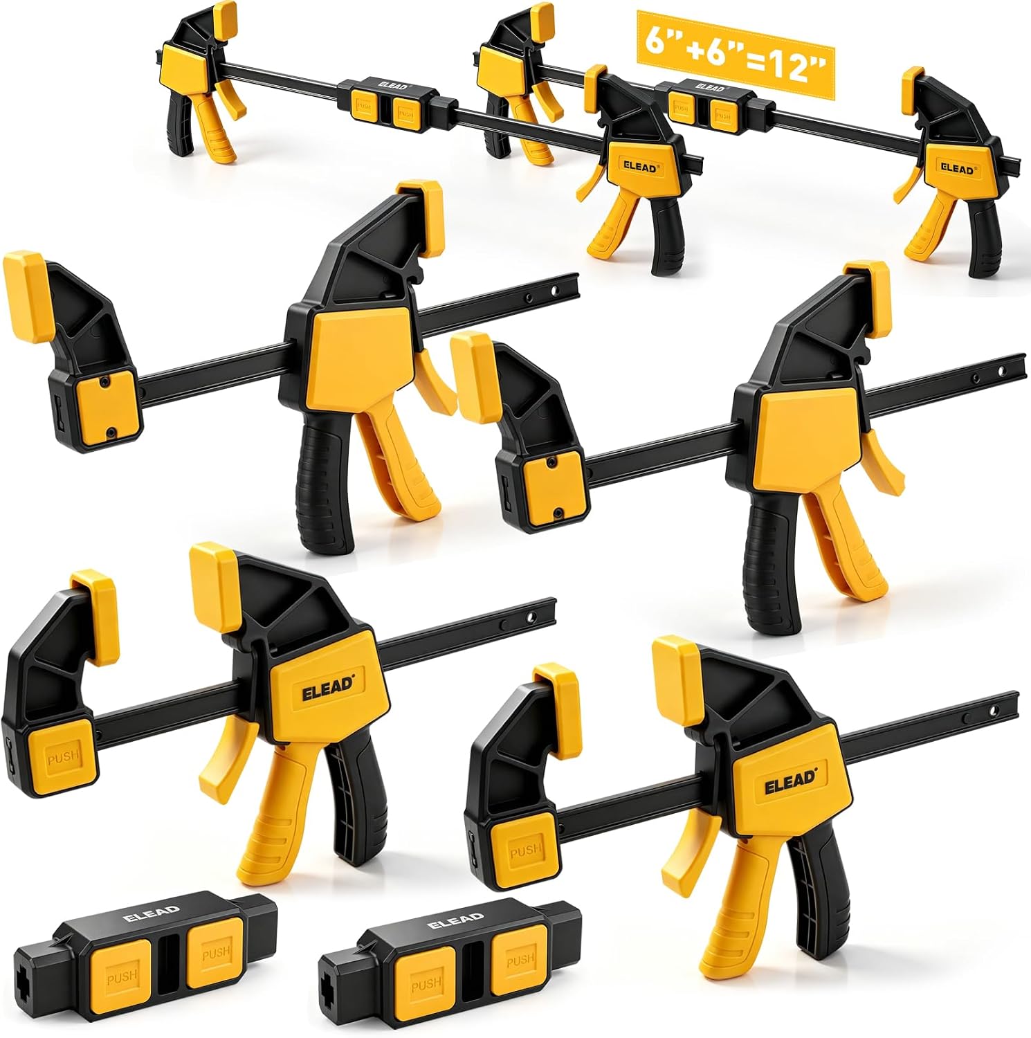 Detalle de Woodworking Bar Clamps, 6-Inch