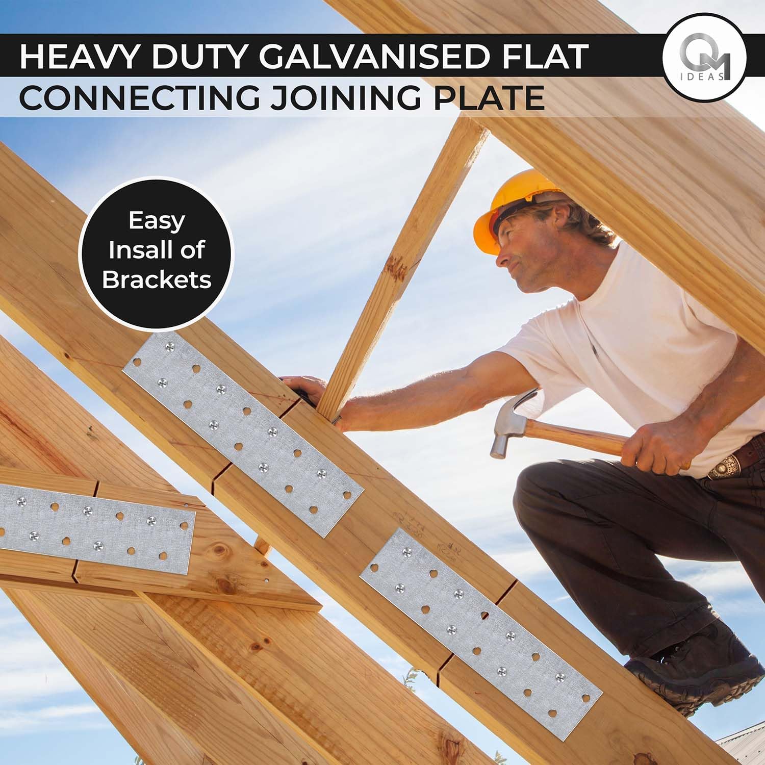 Thumbnail 5 de OMIDEAS Flat Joining Plates 160 x 40 mm