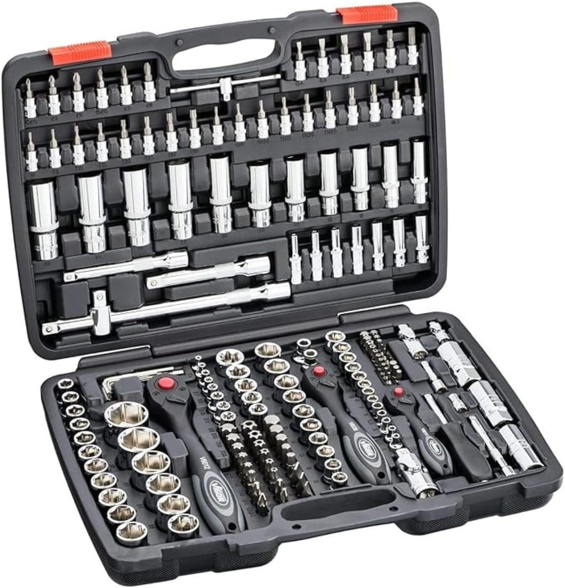 Hazet ViGOR V2461: Set chiavi a bussola 172 pezzi per officina, ergonomia e versatilità elevate