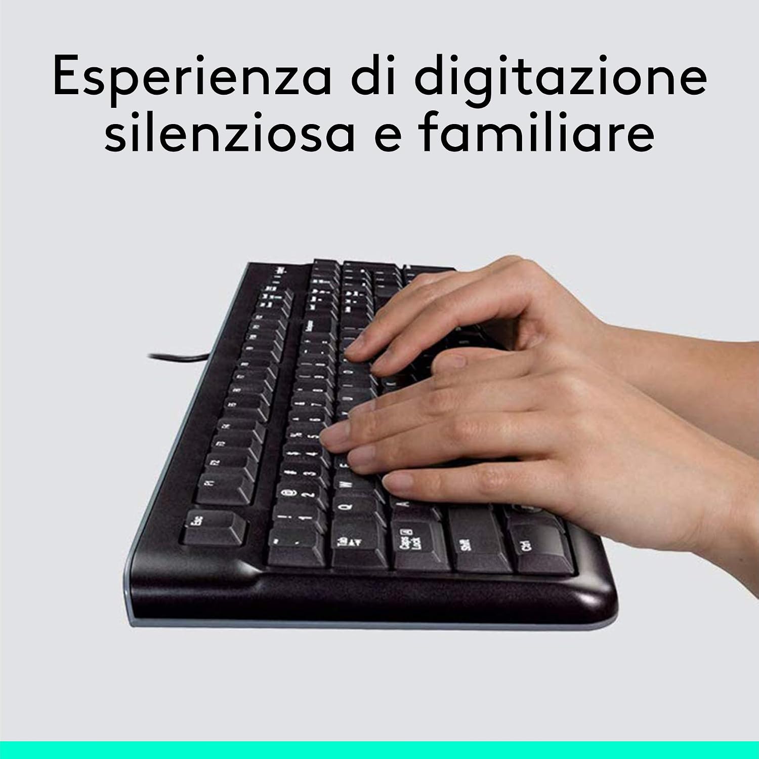 Detalle 2 de Logitech MK120 tastiera e mouse 1000 dpi