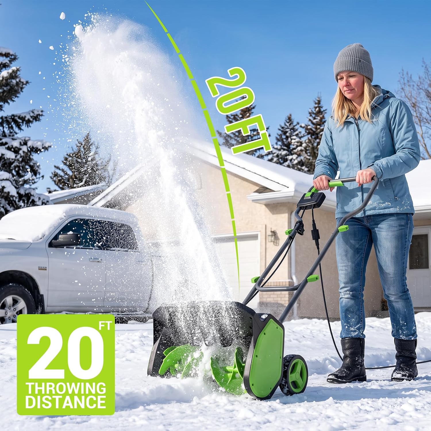 Detalle de STEELITE Electric Snow Shovel 17-Inch