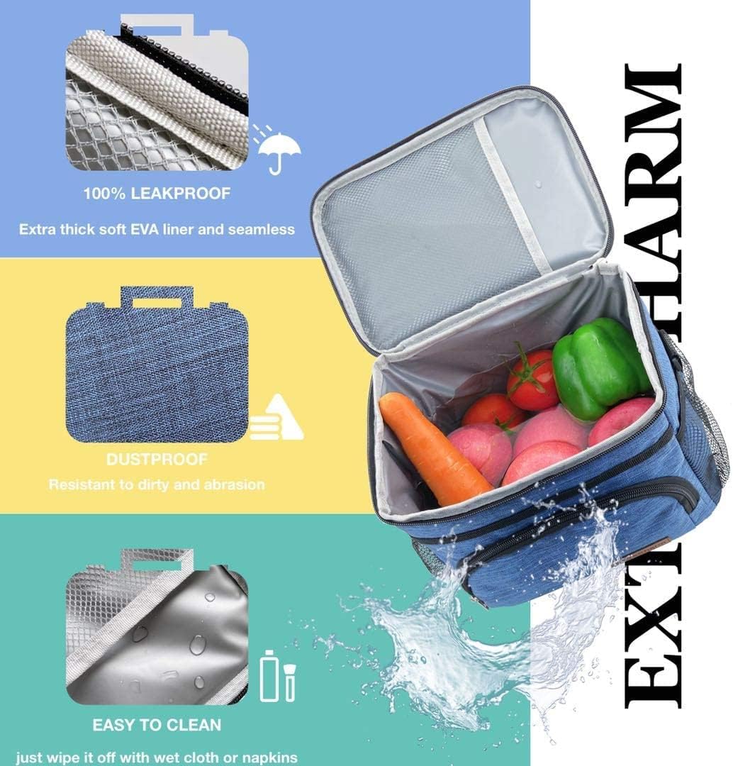 Detalle de ExtraCharm Insulated Lunch Bag 300D Oxford Cloth
