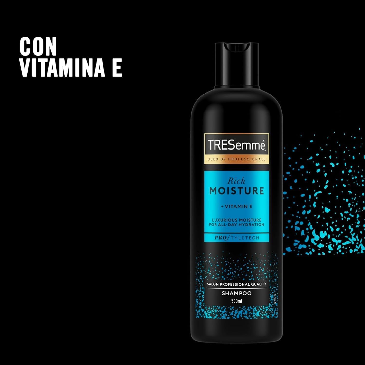 Detalle 2 de TRESemmé Rich Moisture Set: Shampoo e Balsamo Idratanti per Capelli Secchi e Danneggiati (400 ml + 400 ml)