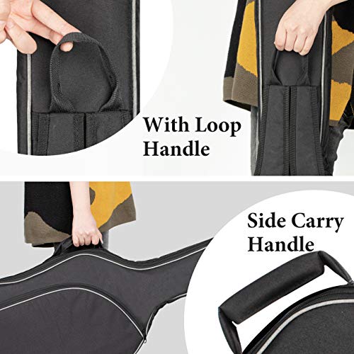 Detalle de CAHAYA Bolsa de Bajo Eléctrico para Guitarra Eléctrica y Bajo – Funda suave acolchada 8 mm