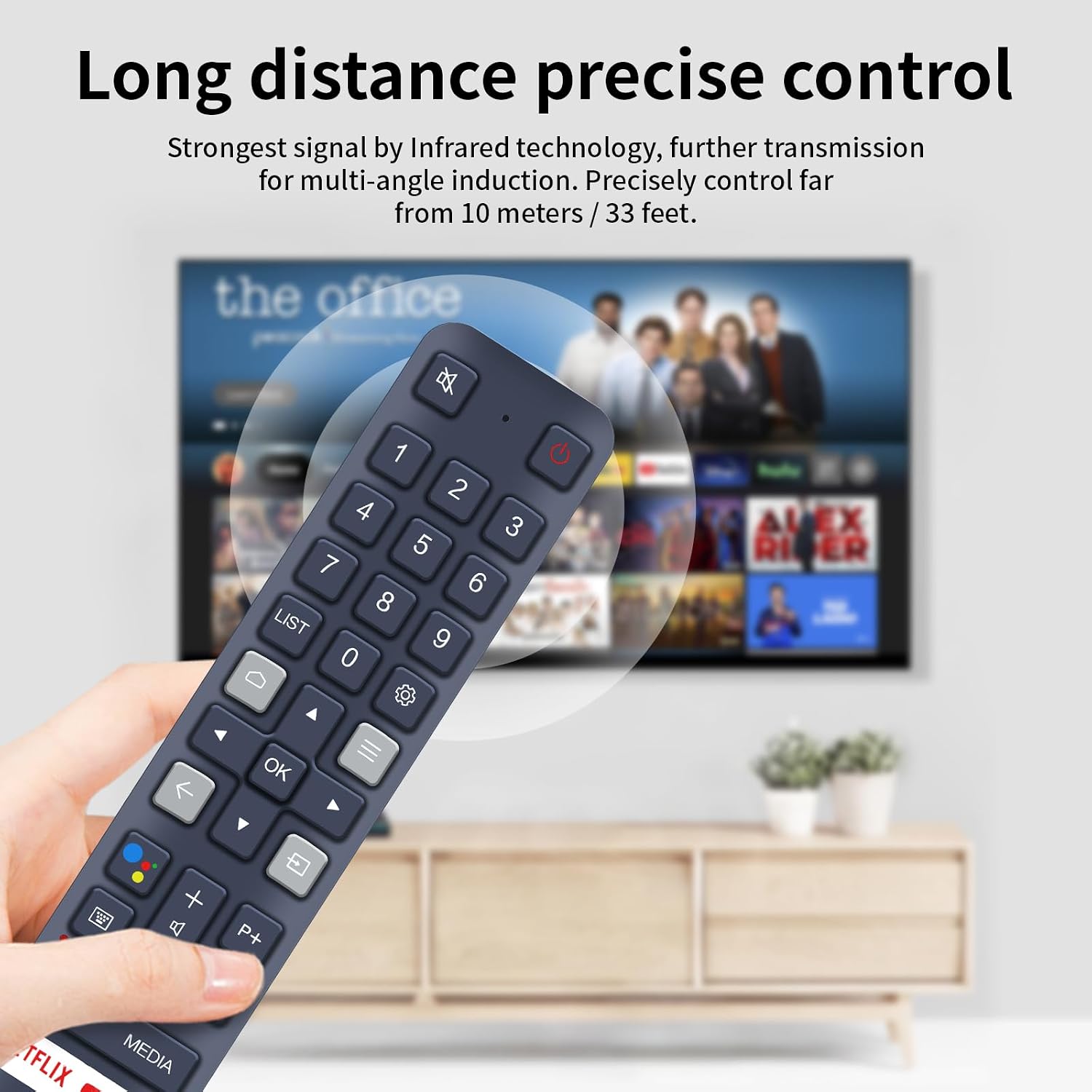 Thumbnail 6 de TCNOUMT RC901V remote for TCL 43-inch TV
