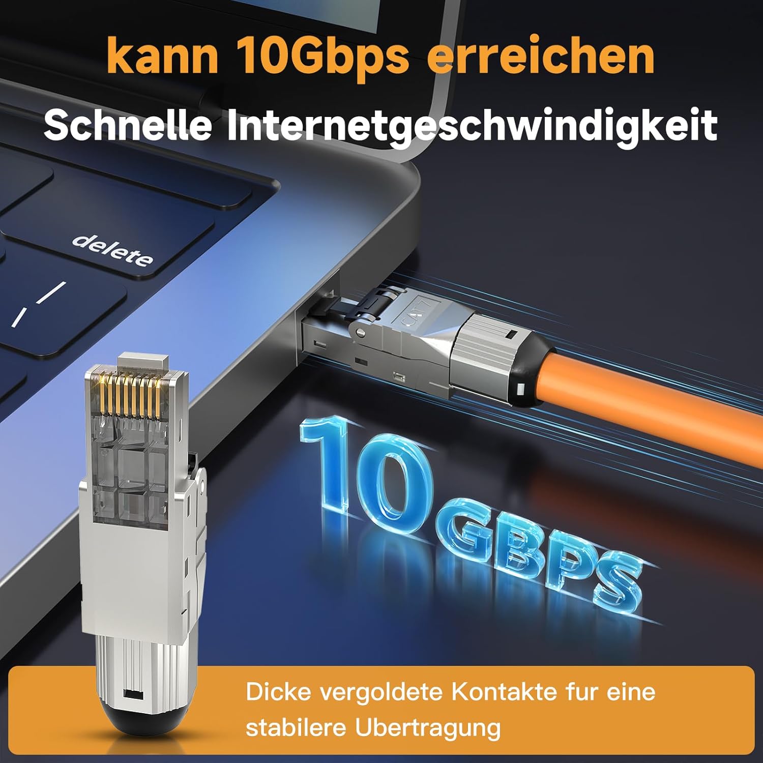 Thumbnail 4 de Ltemziiy Cat 7 RJ45 Stecker 10 Gbit/s